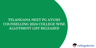 Telangana NEET PG AYUSH Counselling 2024: KNRUHS Released MD Homeopathy College-wise Allotment, Download PDF
